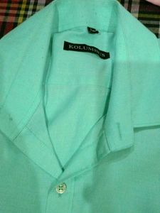 Men's Mint Green Casual Shirt