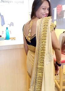 Designar Saree With Stitch Blouse