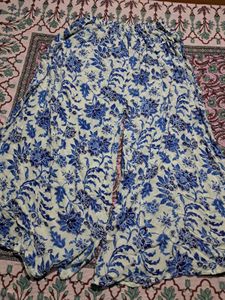 Boho Floral Print Palazzo Pants