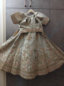 Beige Lehenga Choli Set