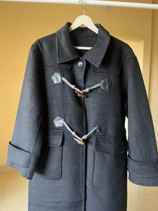 Elegant Black Longline Coat