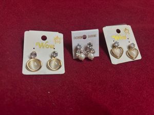 Set of 3 Fashion Earrings
