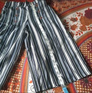 👖Women Striped Loose Wide Leg Flared Pant Palazzo