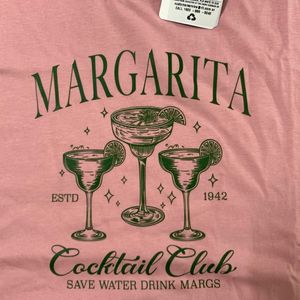Shein Pink Graphic Print Tee