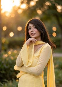 Butter Yellow Bollywood Set
