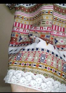 Short puff sleeve rajasthani kurta🔥