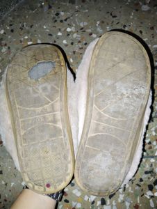 bunny fur slipper
