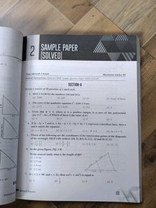 Xam Idea Sample Papers Mathematics Class 10