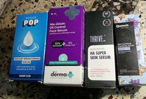 Bundle of 4 Face Serums