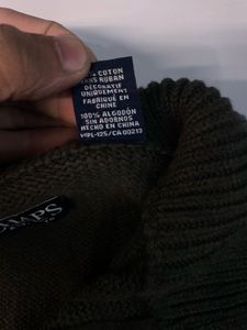 Chaps Men's Cable Knit Quarter Zip Sweater