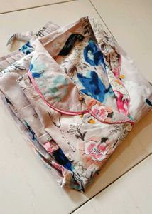 Floral Pure Cotton Pajama Set