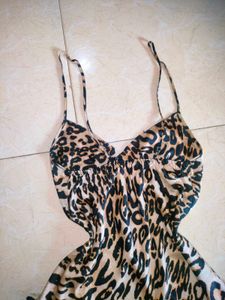 Leopard Print Slip Dress🪞🐆
