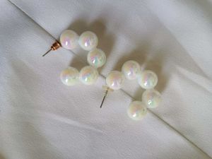 Iridescent Hoop Earrings
