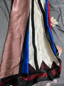 Elegant Striped Saree