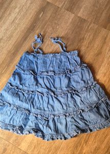 GAP Denim Ruffle Bottoms