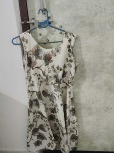 Floral Print Sleeveless Mini Dress