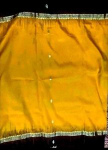 Mustard with Meroon kanjeevaram pure silk saree