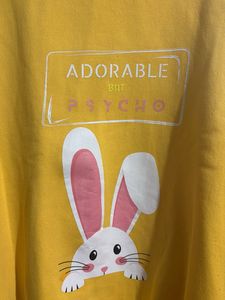 yellow cute women sweatshirt