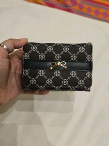 Chic Monogram Tri-Fold Wallet
