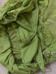 Sparkly y2k green top