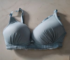 Blue Wirefree Padded Bra