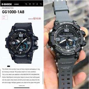 Shock# For Men# Master of G Series# Model: GG-1000