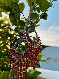 Oxidised Red Beads