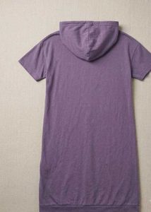 Purple "Strong Energy" Hooded Dress