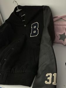 Stylish Black Varsity Jacket