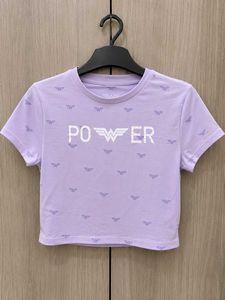 Cute Power Graphic Crop Top