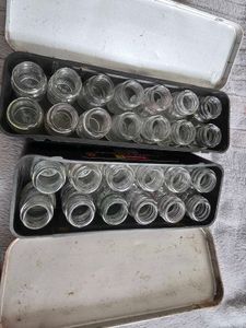 26 Empty bottles of camel poster colour for art