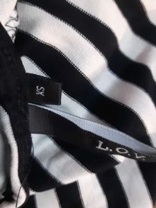 Striped V-Neck Top