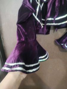 Velvet Party Crop Top high quality v