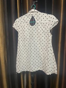 White Half Sleeve Shirt