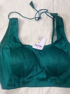 Elegant Teal Silk Blouse