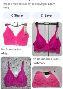 No boundaries Coral Lace Bralette