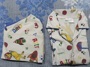 Cute Space Print Pajama Top