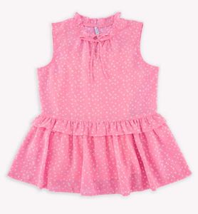 Poppers pink  Self Design Dress
