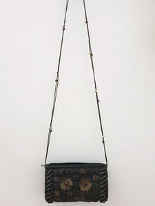 Vintage wooden Beaded Bag