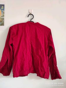 Trending Maroon stretchable shirt for Girls.