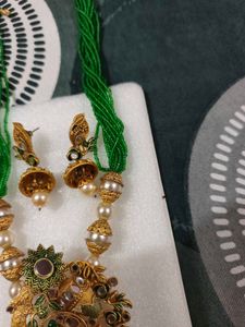 Exquisite Peacock Design Necklace Set
