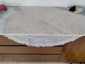 Crochet decor pc&amp;table-mat, toy, M&amp;S mask, double-