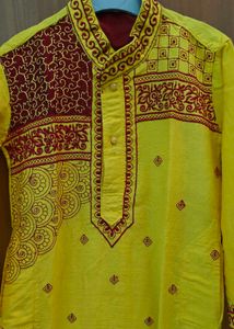 Kids Embroidered Kurta