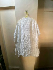 Off-White Sheer Cotton Jacket – Never Worn