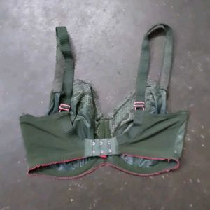 Women's Polka Dot Bra with Lace