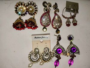 Beautiful Set of 5 Earrings