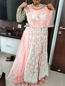 Choli With Shrug And Skirt