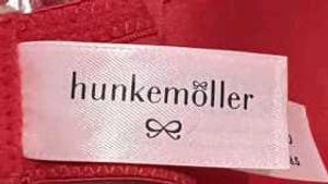 humkemoller Burgundy Bra with Strappy Detail