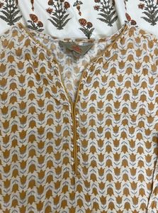 Cotton Kurta Plazzo Set-ANOUK BY MYNTRA