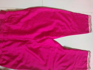 Stunning Pink Embroidered Kurta Set